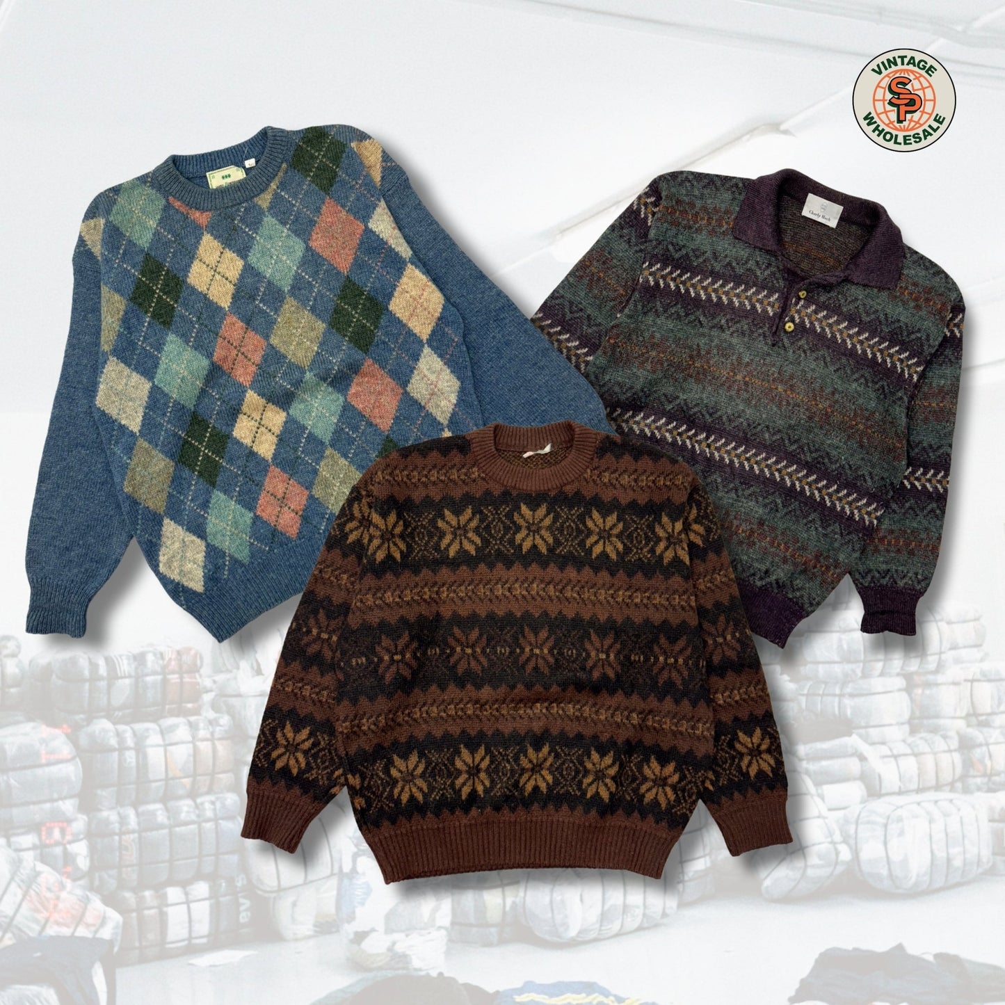 10kg Jerséis vintage - SP Vintage Wholesale