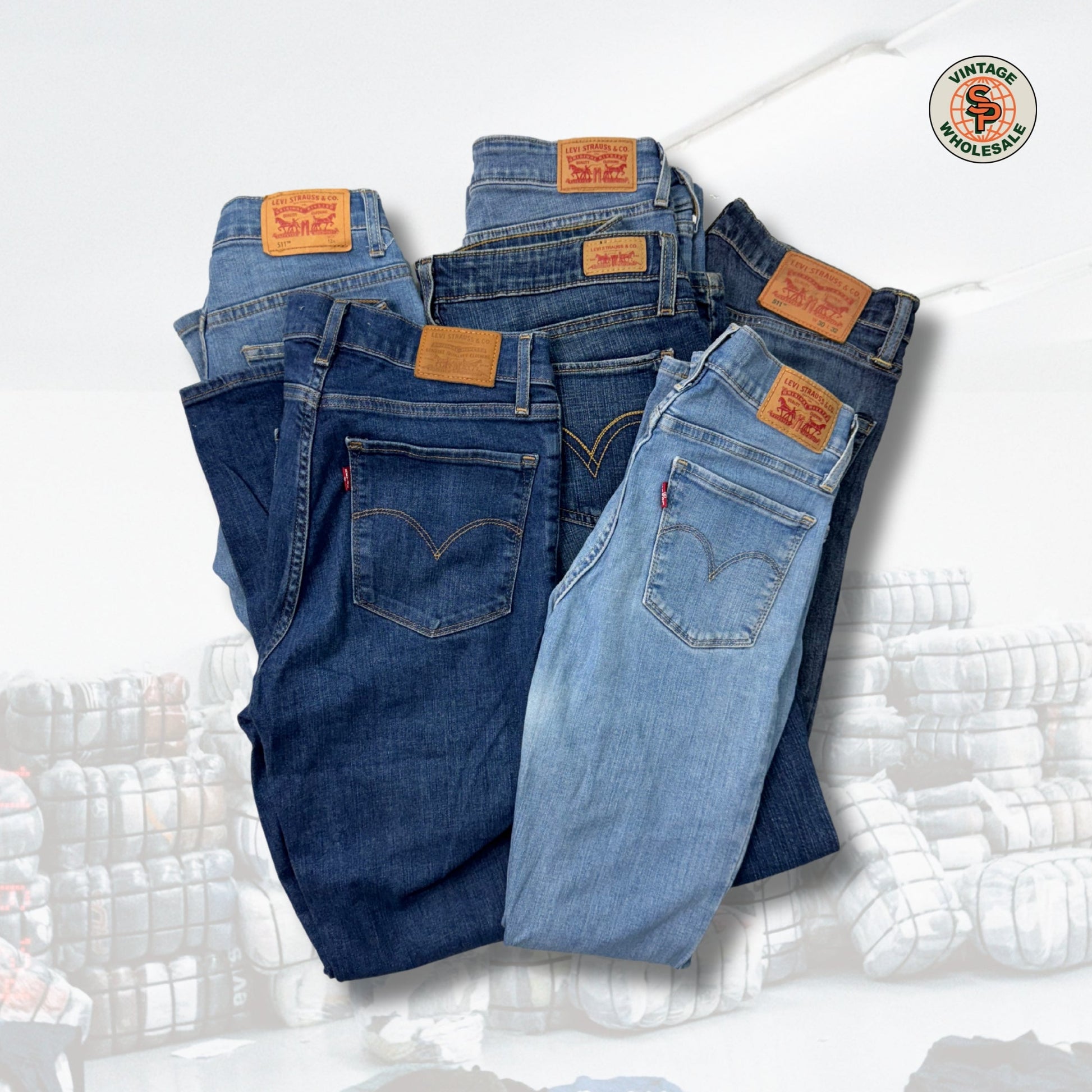 10kg Pantalones Levi's de mujer - SP Vintage Wholesale
