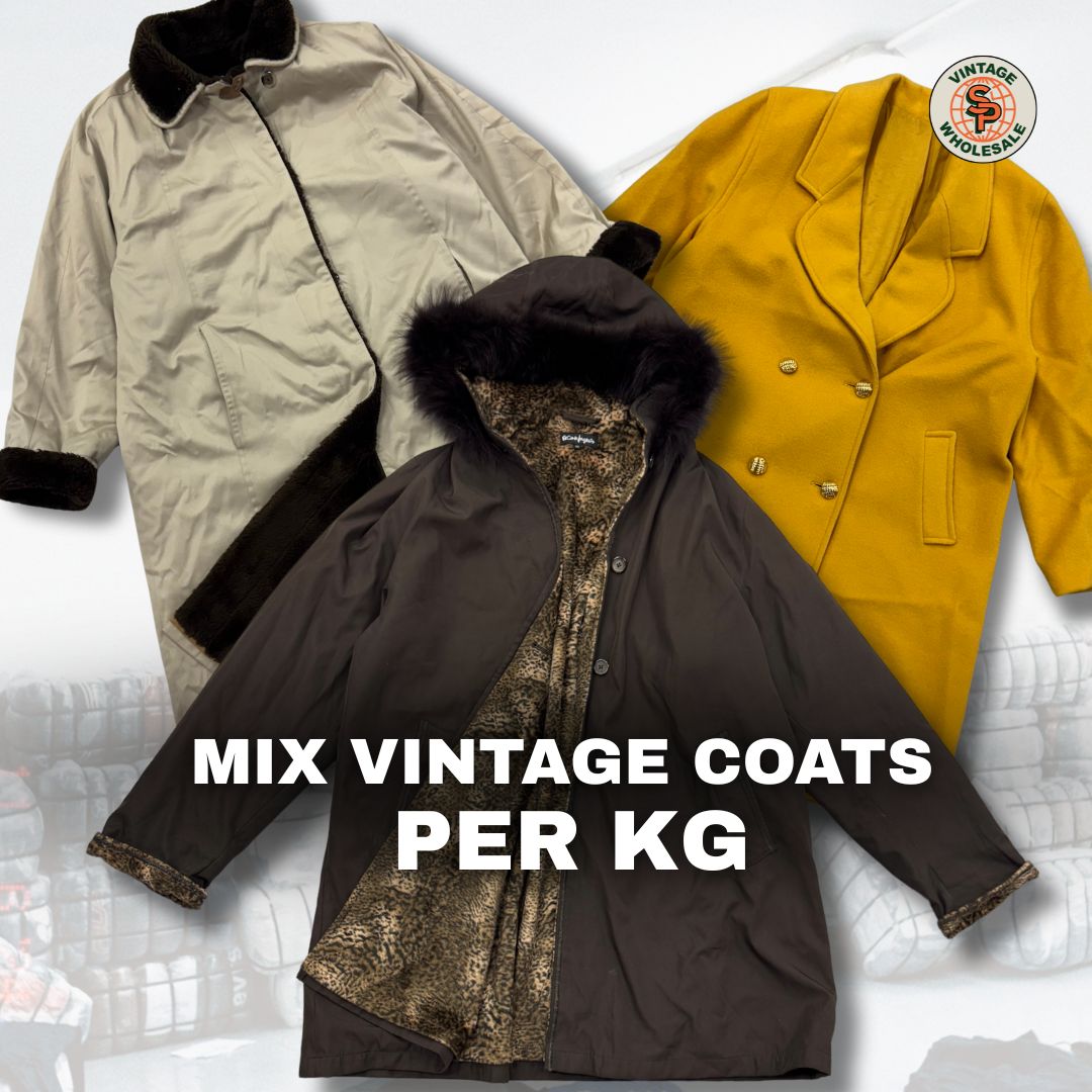 10kg abrigos vintage - SP Vintage Wholesale