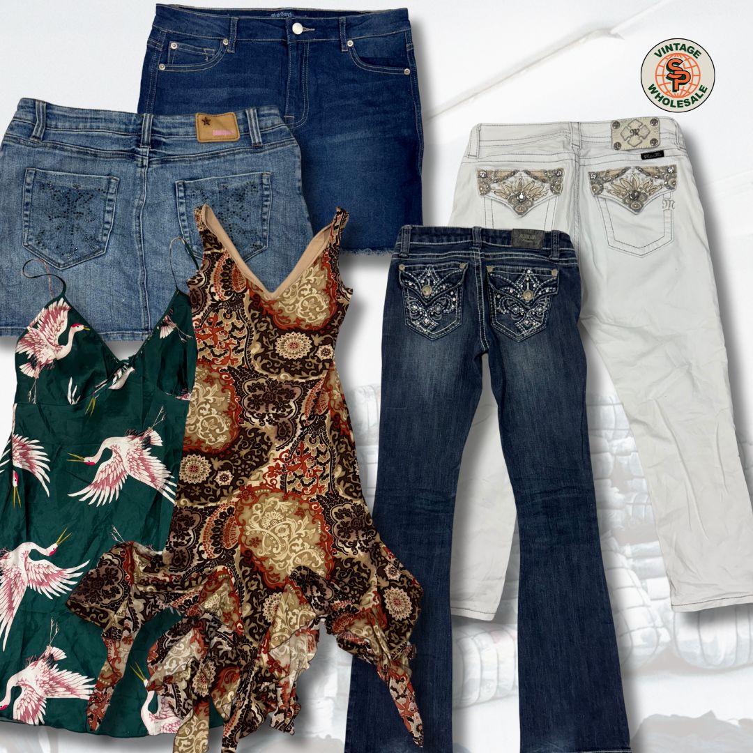 10kg Mix ropa Y2K vintage al kg - SP Vintage Wholesale