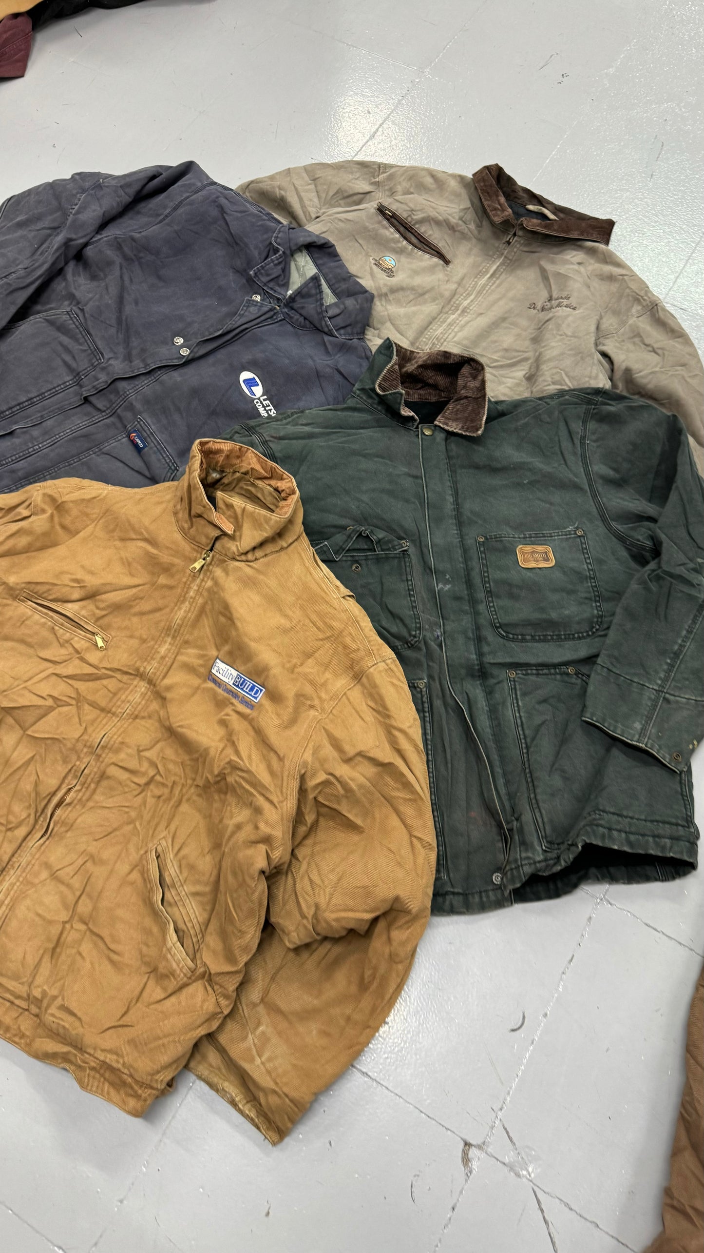 10x Carhartt style workwear por piezas - SP Vintage Wholesale