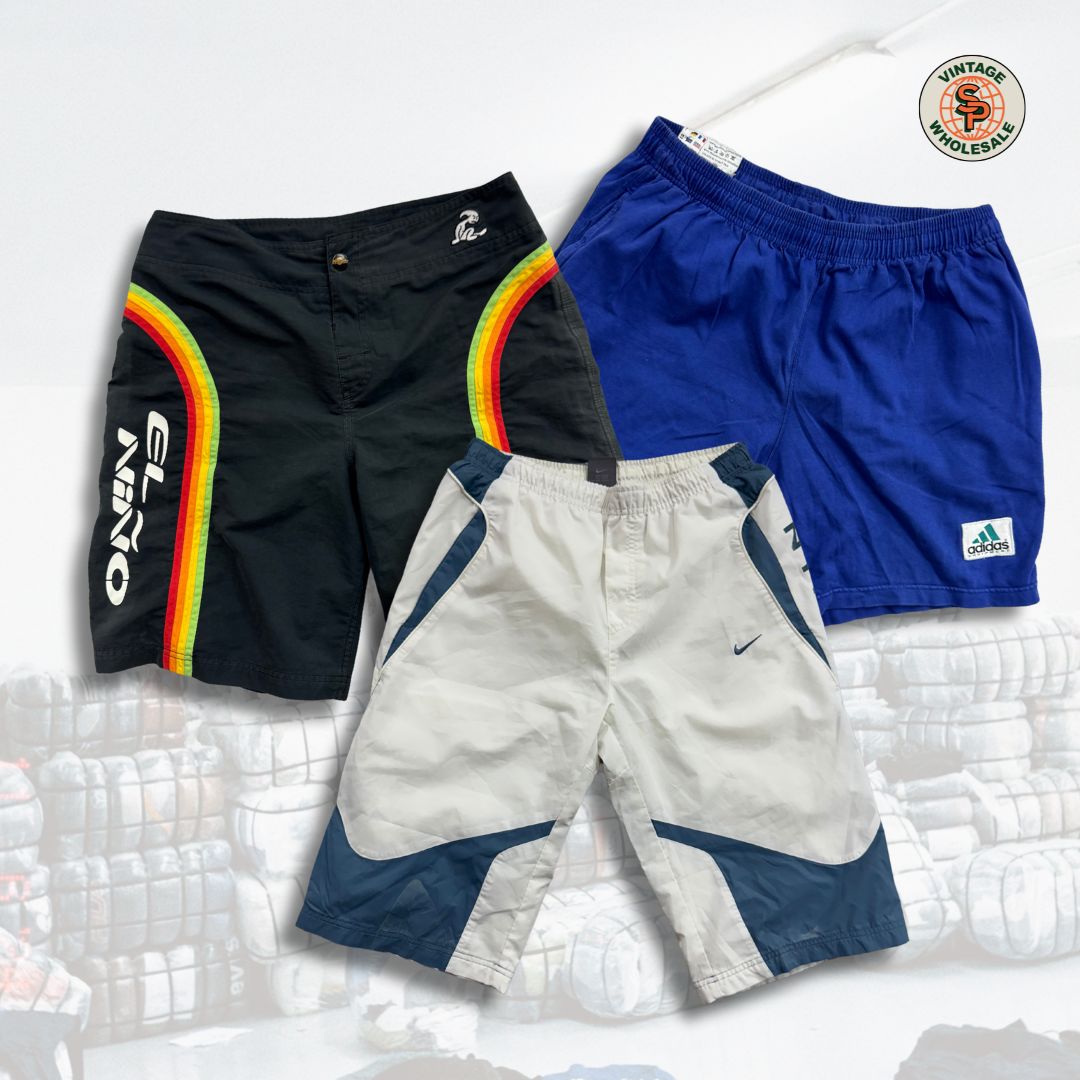 10x Pantalones cortos deportivos de marca - SP Vintage Wholesale