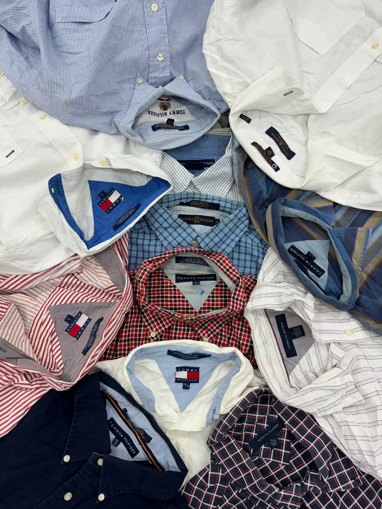 10x camisas Tommy Hilfiger - SP Vintage Wholesale