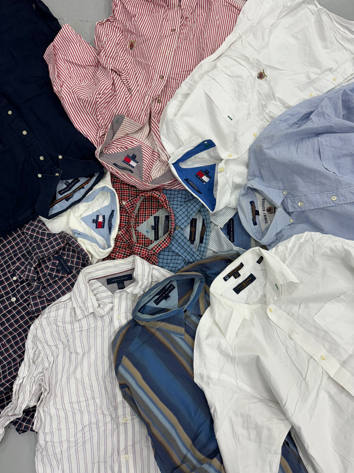 10x camisas Tommy Hilfiger - SP Vintage Wholesale