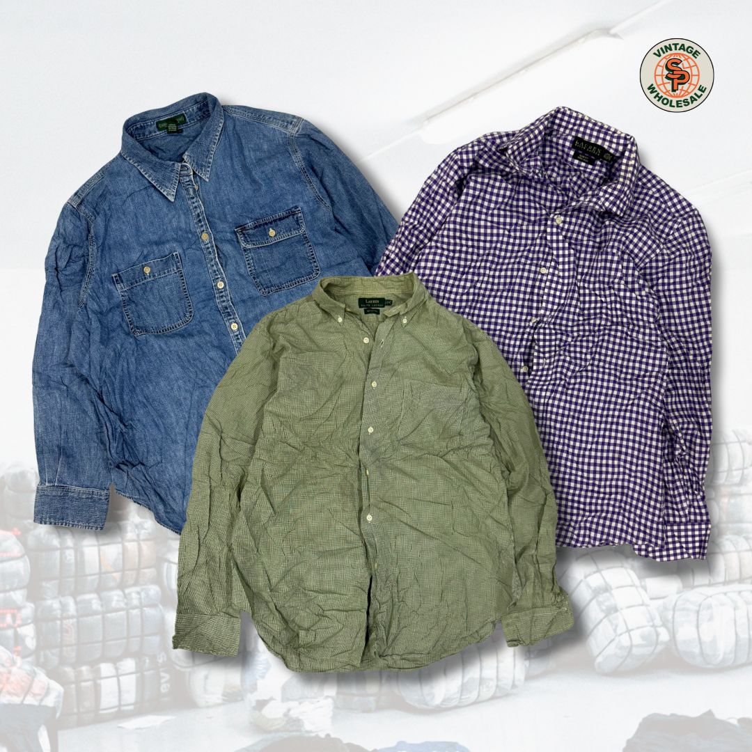 10x camisas Ralph Lauren hombre - SP Vintage Wholesale