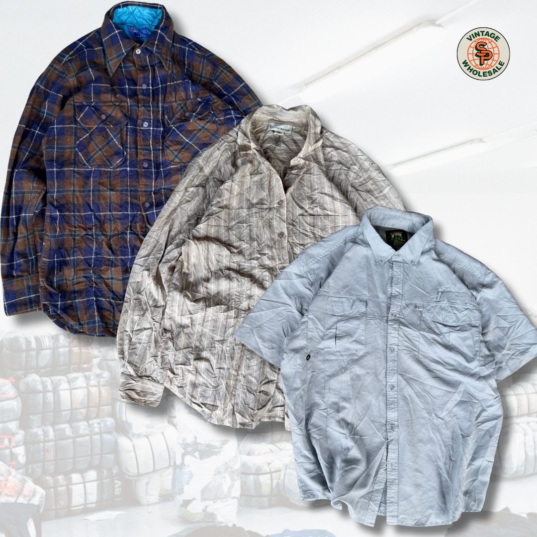 10x camisas vintage - SP Vintage Wholesale