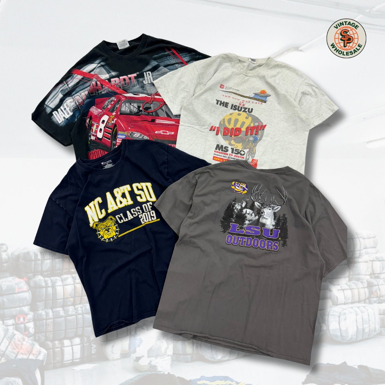 10x camisetas gráficas printed vintage - SP Vintage Wholesale