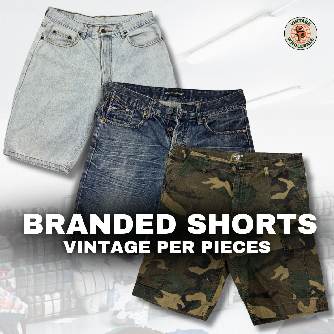 10x Pantalones cortos de marca - SP Vintage Wholesale