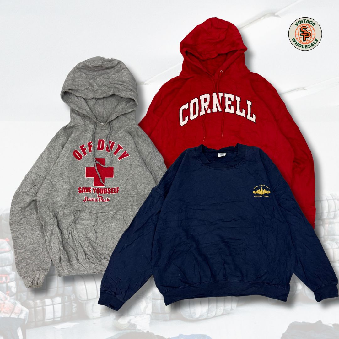 10x Sudaderas PRO-SPORT USA - SP Vintage Wholesale