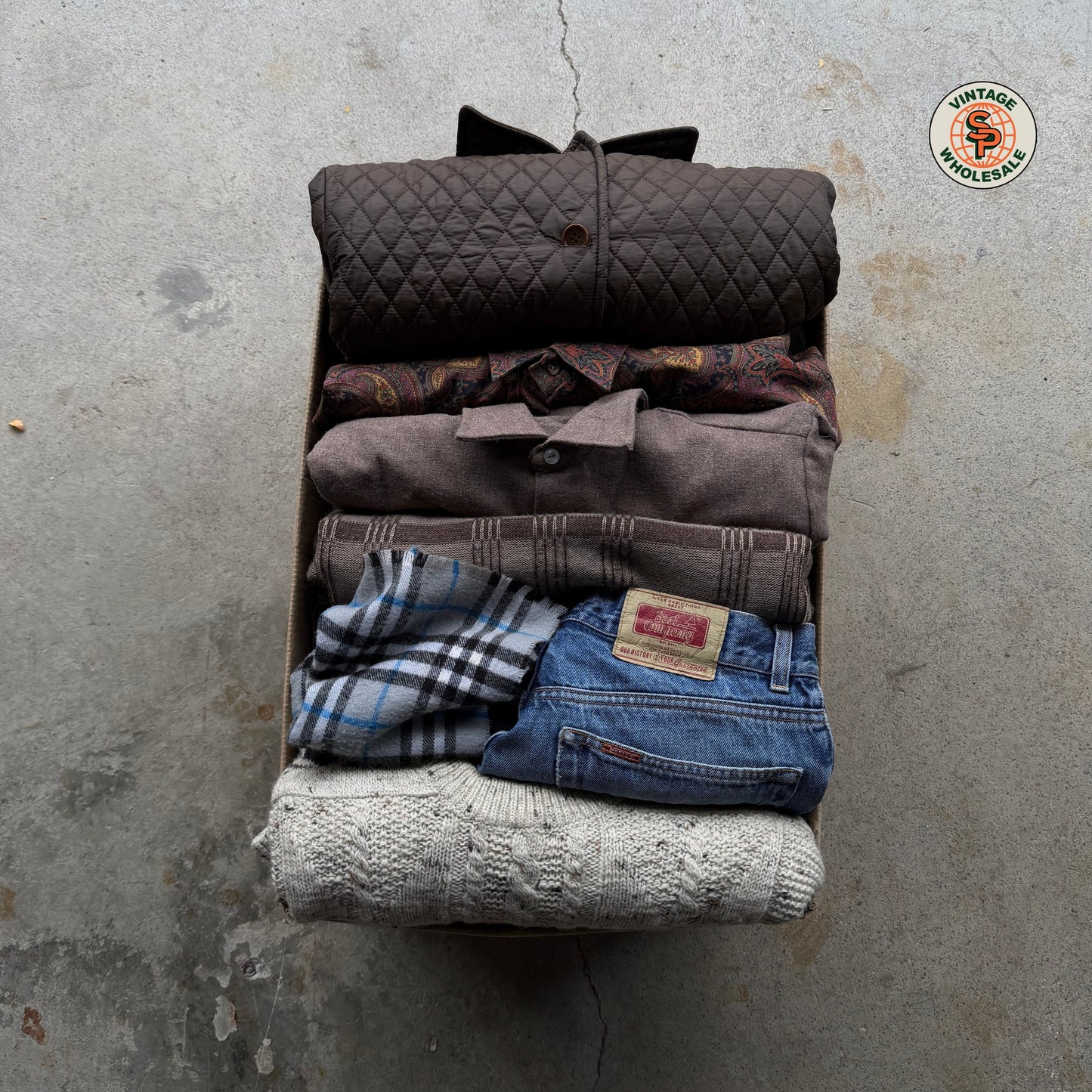 Cream vintage RESELLER BOX