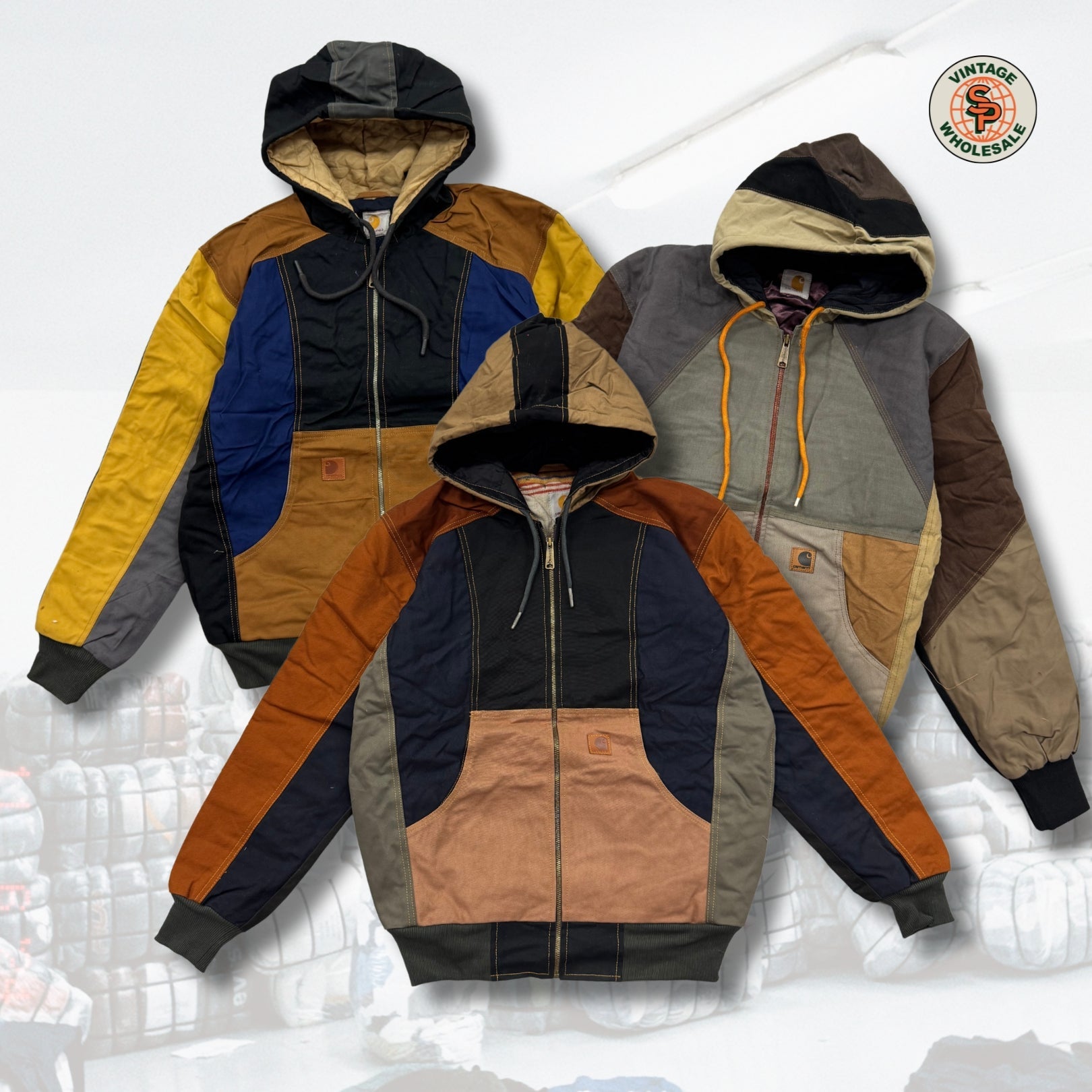 Lote de 10x Carhartt Rework Active con Capucha Envío Rápido!