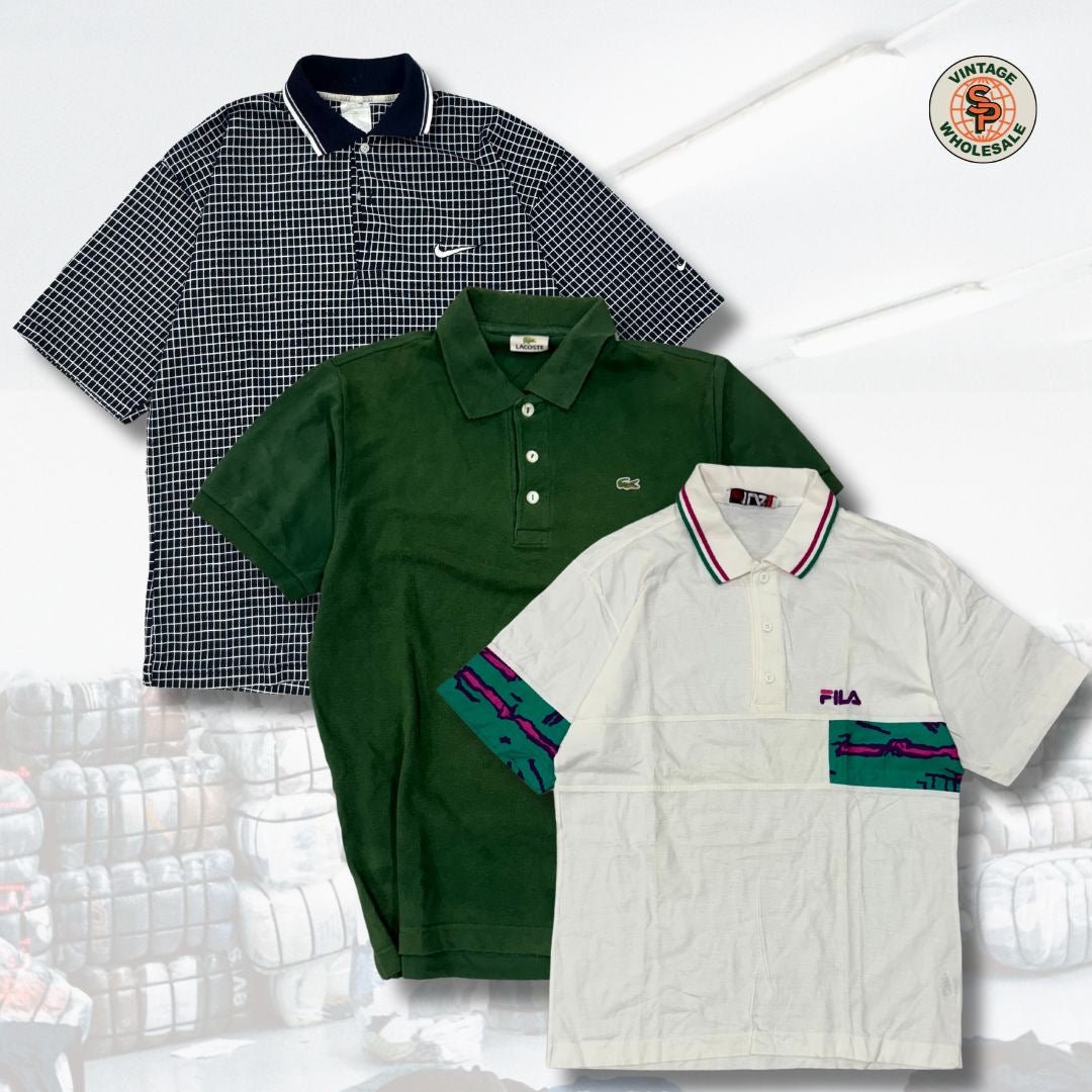 PRE-ORDER 10x MIX polos de marca - SP Vintage Wholesale