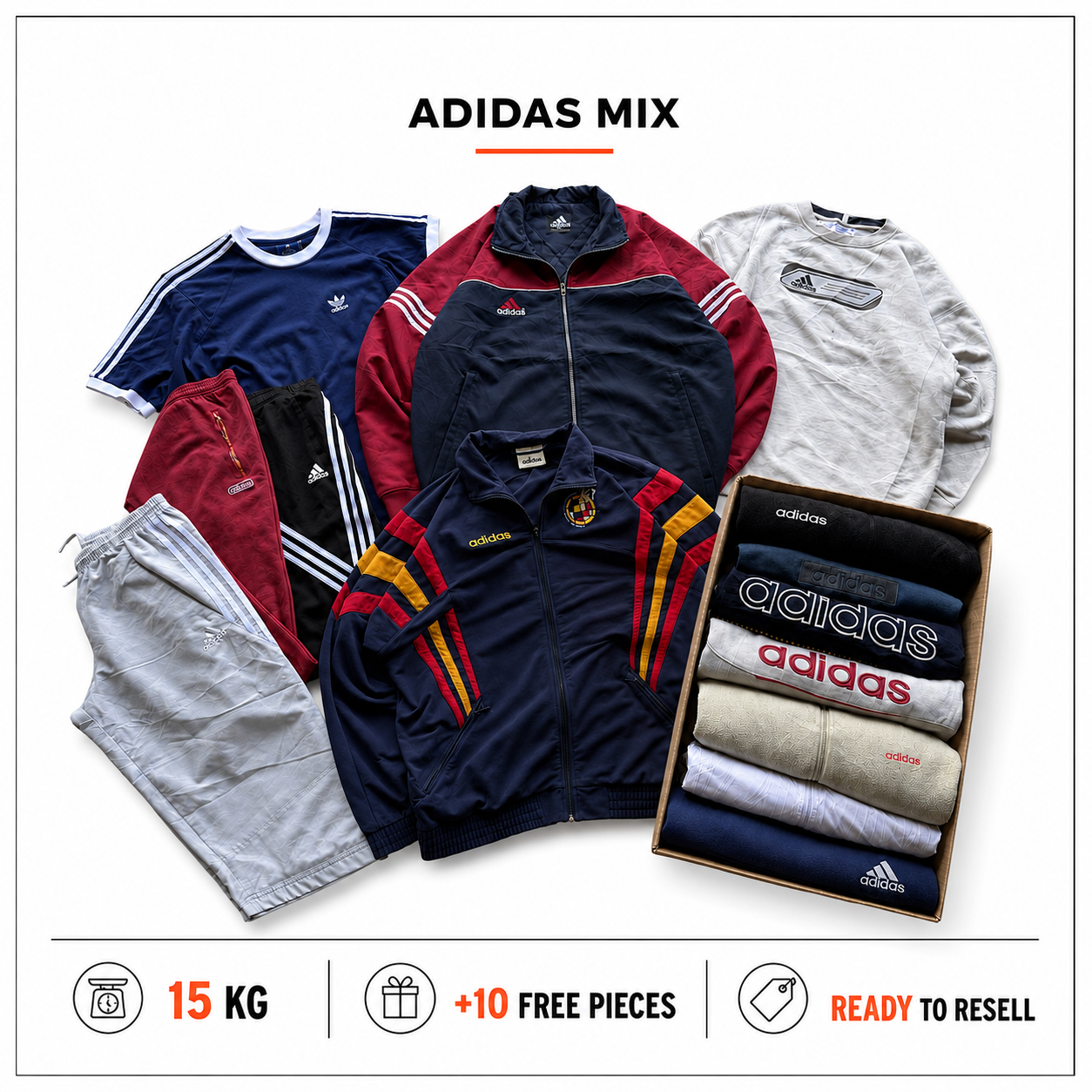 ADIDAS MIX RESELLER BOX 15KG