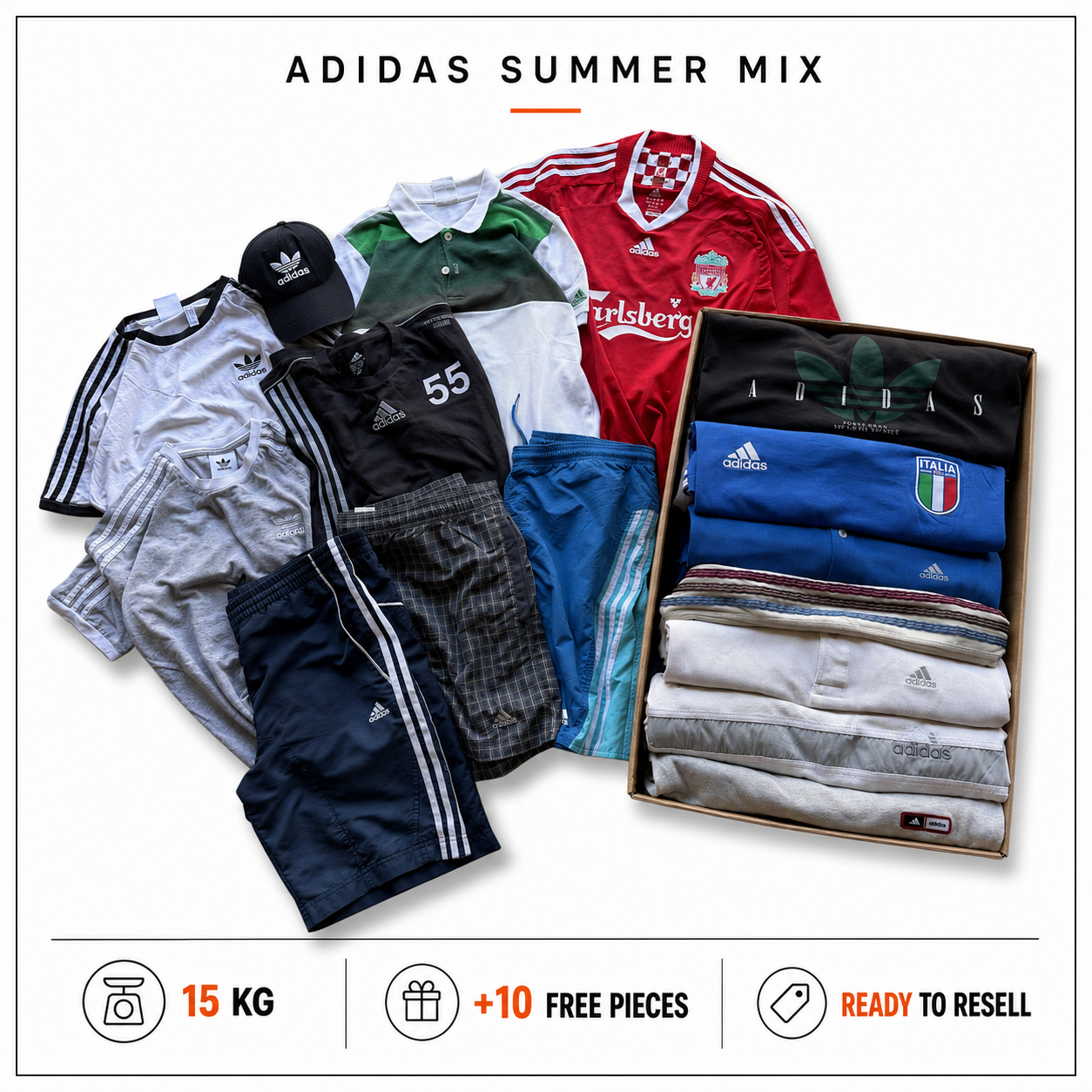 ADIDAS SUMMER MIX RESELLER BOX 15KG