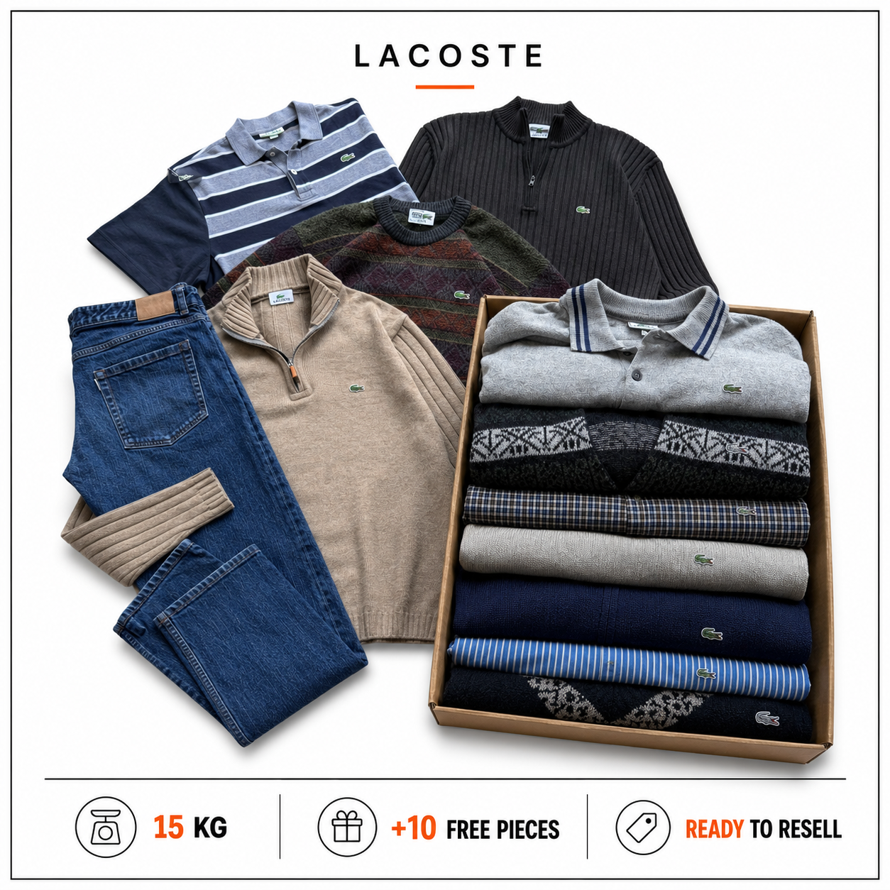 LACOSTE RESELLER BOX 15KG