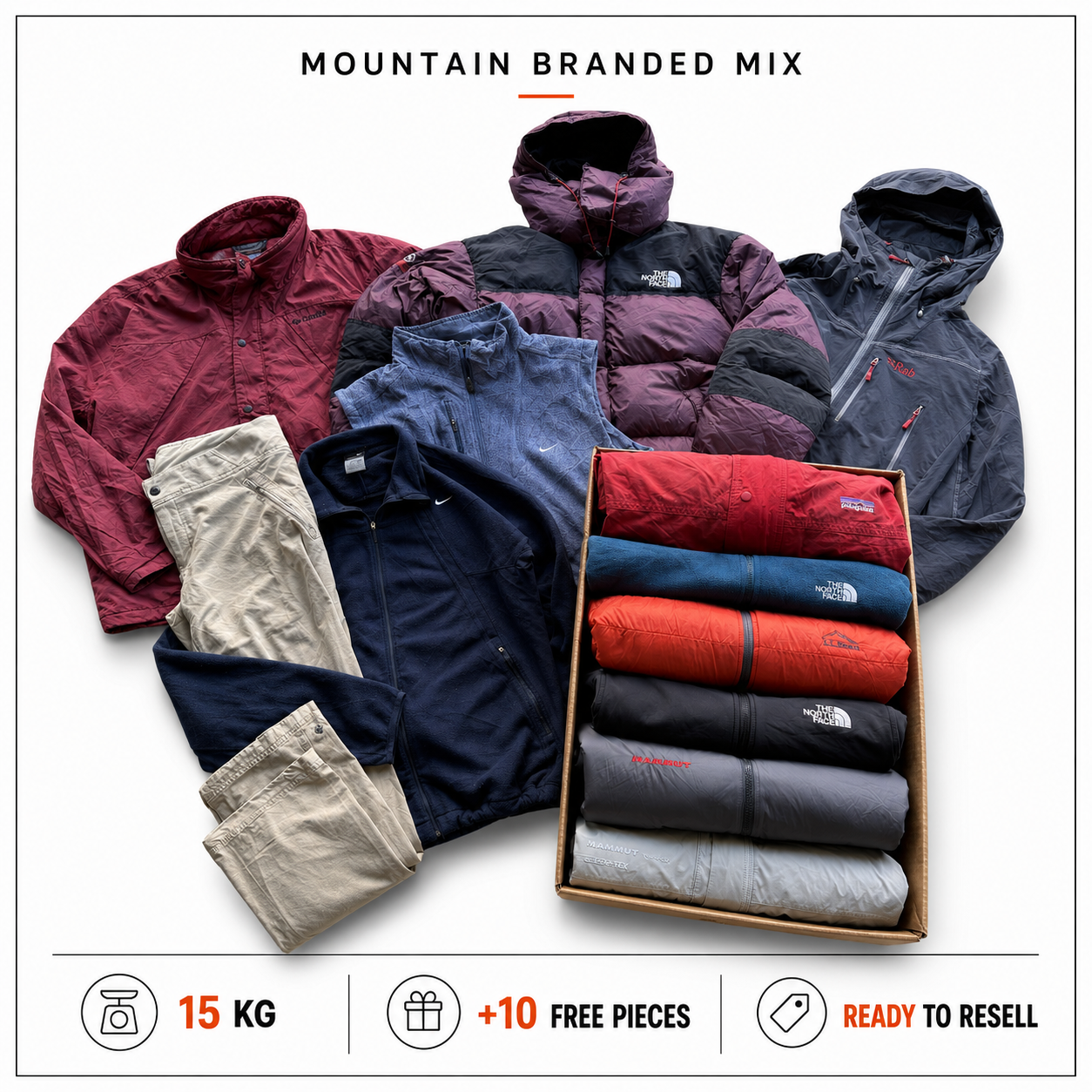 MOUNTAIN BRANDED MIX RESELLER BOX 15KG