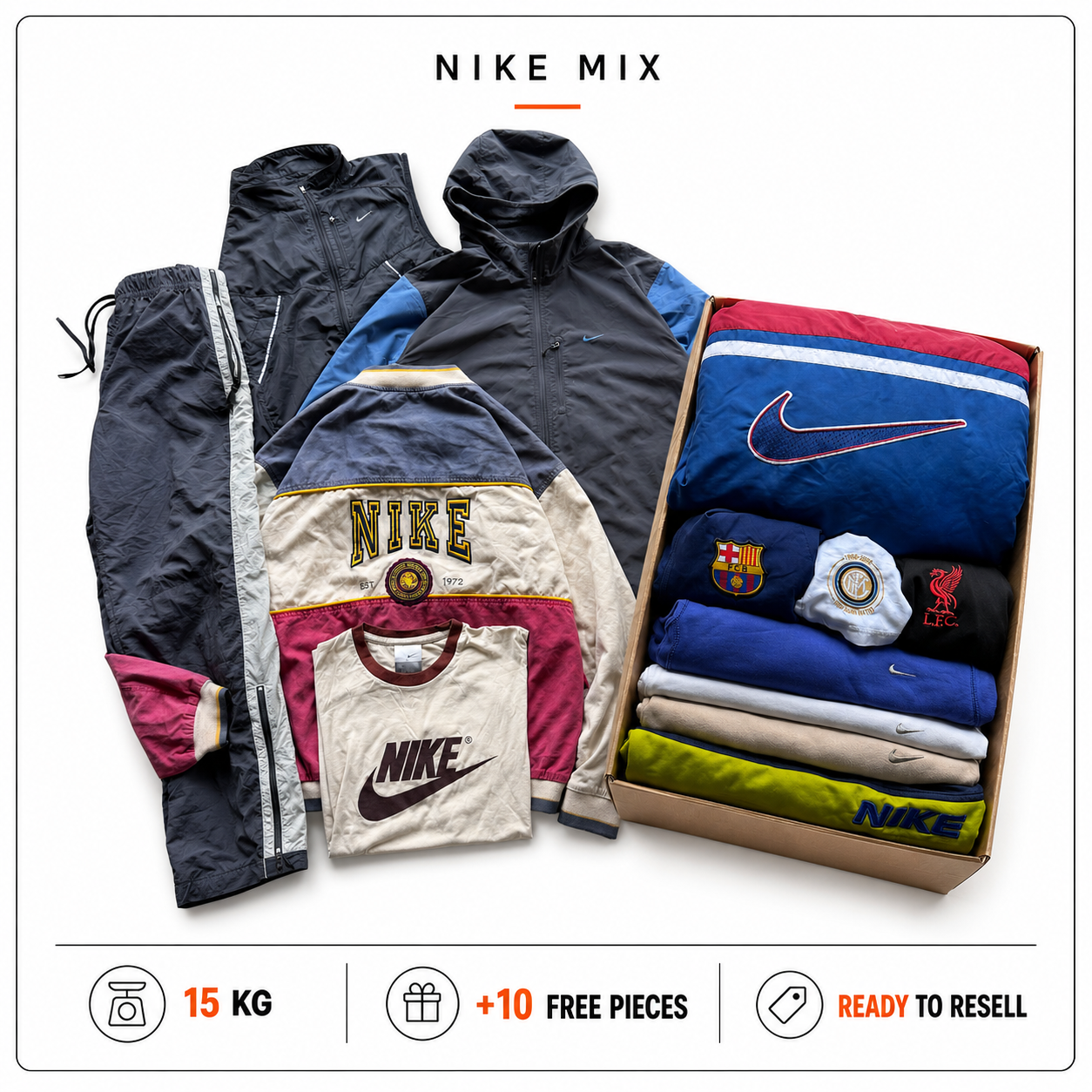 NIKE MIX RESELLER BOX 15KG