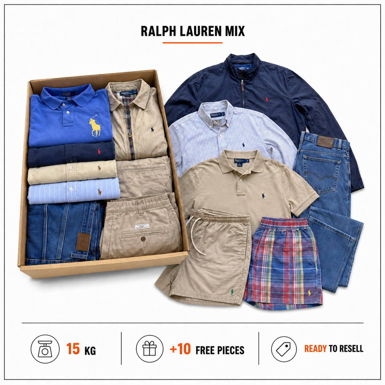 RALPH LAUREN RESELLER BOX 15KG