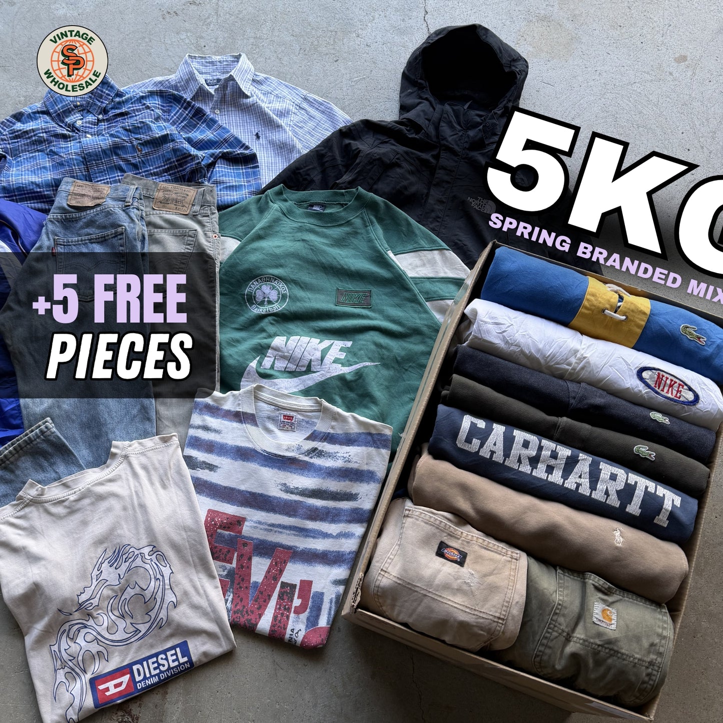 SPRING BRANDED MIX VINTAGE RESELLER BOX