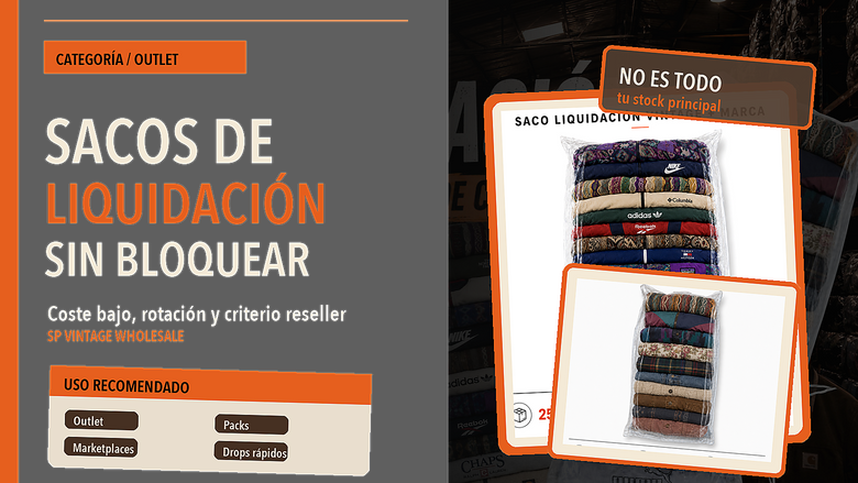 Sacos de liquidación vintage: cuándo tienen sentido para un reseller