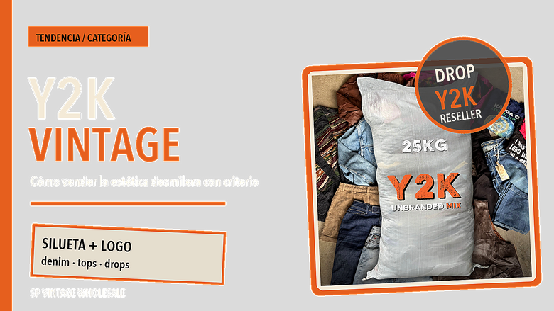 Y2K vintage para resellers: cómo vender una tendencia sin depender de una moda