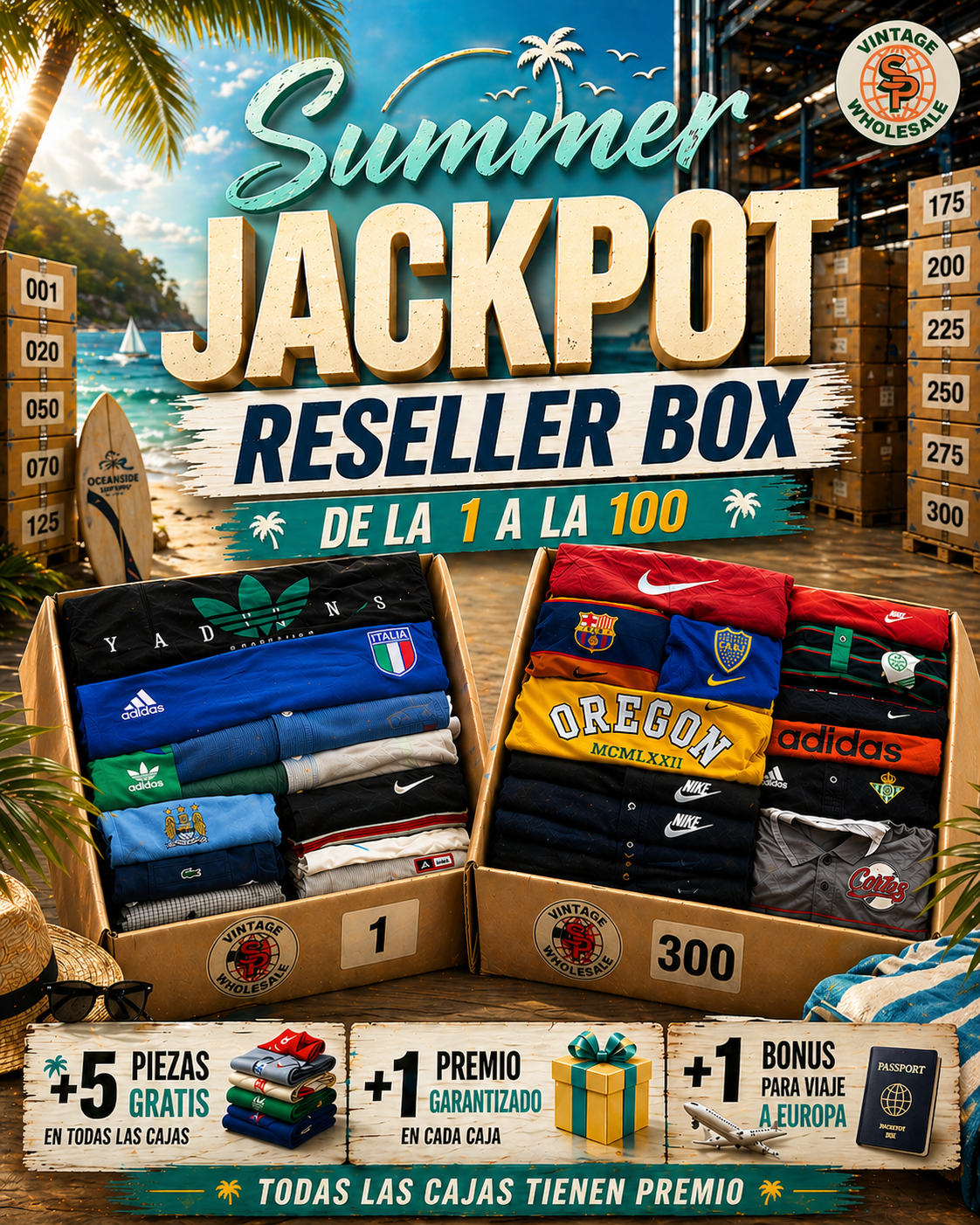 SUMMER JACKPOT RESELLER BOX 1-100