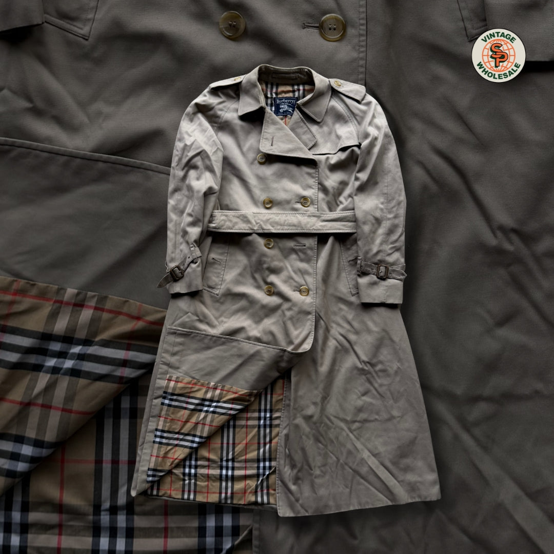 5x Gabardinas Burberry vintage por piezas