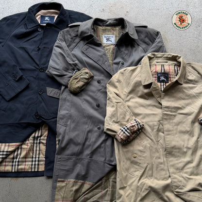 5x Gabardinas Burberry vintage por piezas