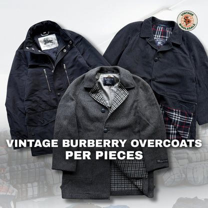 10x Abrigos Burberry vintage por piezas