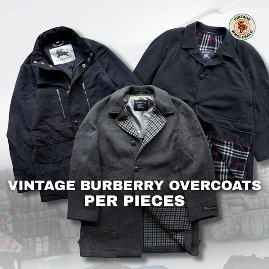 10x Abrigos Burberry vintage por piezas