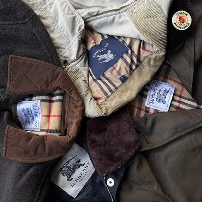 10x Abrigos Burberry vintage por piezas