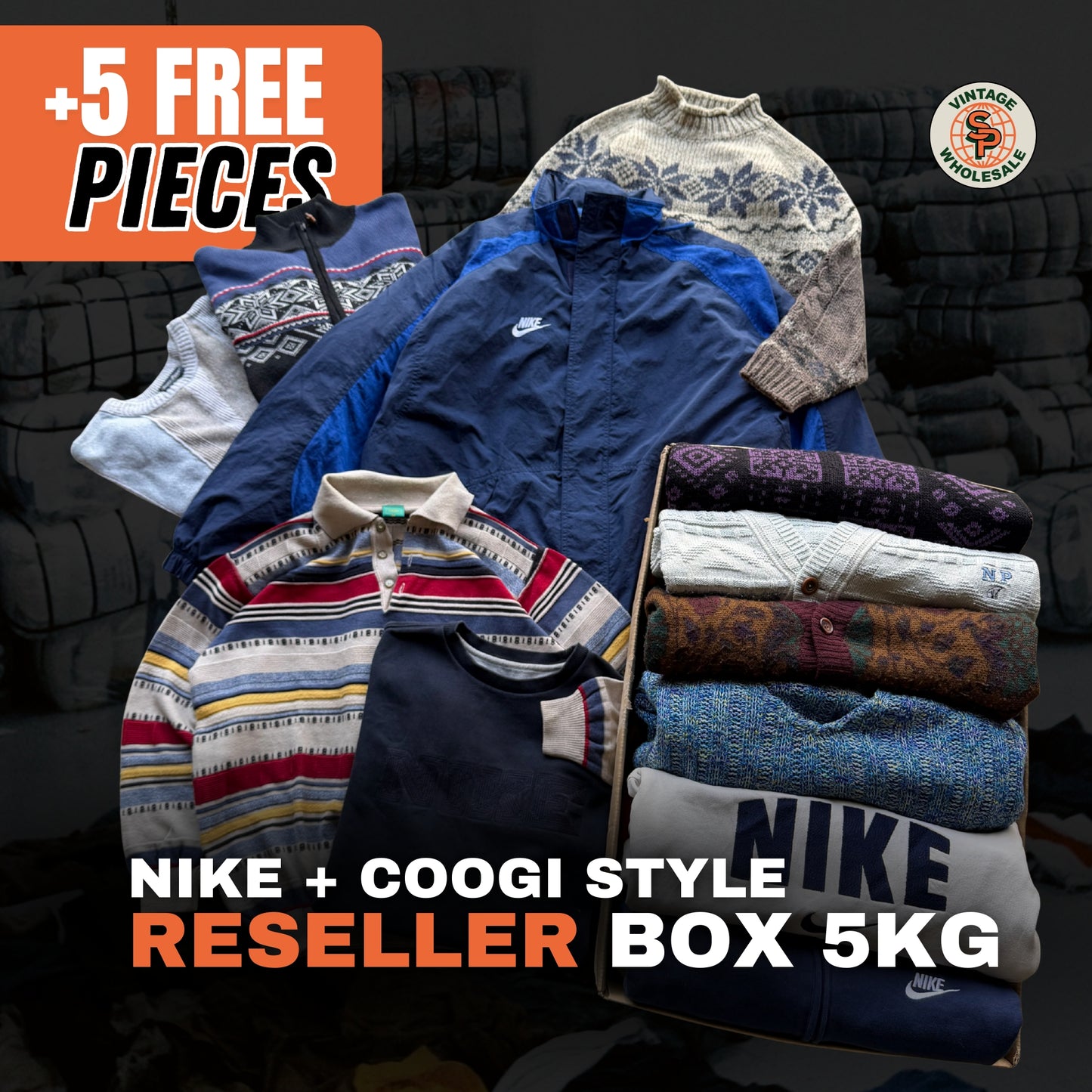 NIKE + COOGI STYLE SWEATERS RESELLER BOX