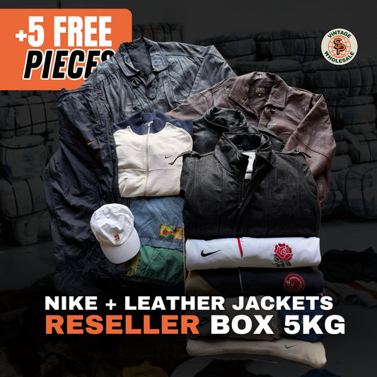 NIKE + LEATHER JACKETS RESELLER BOX