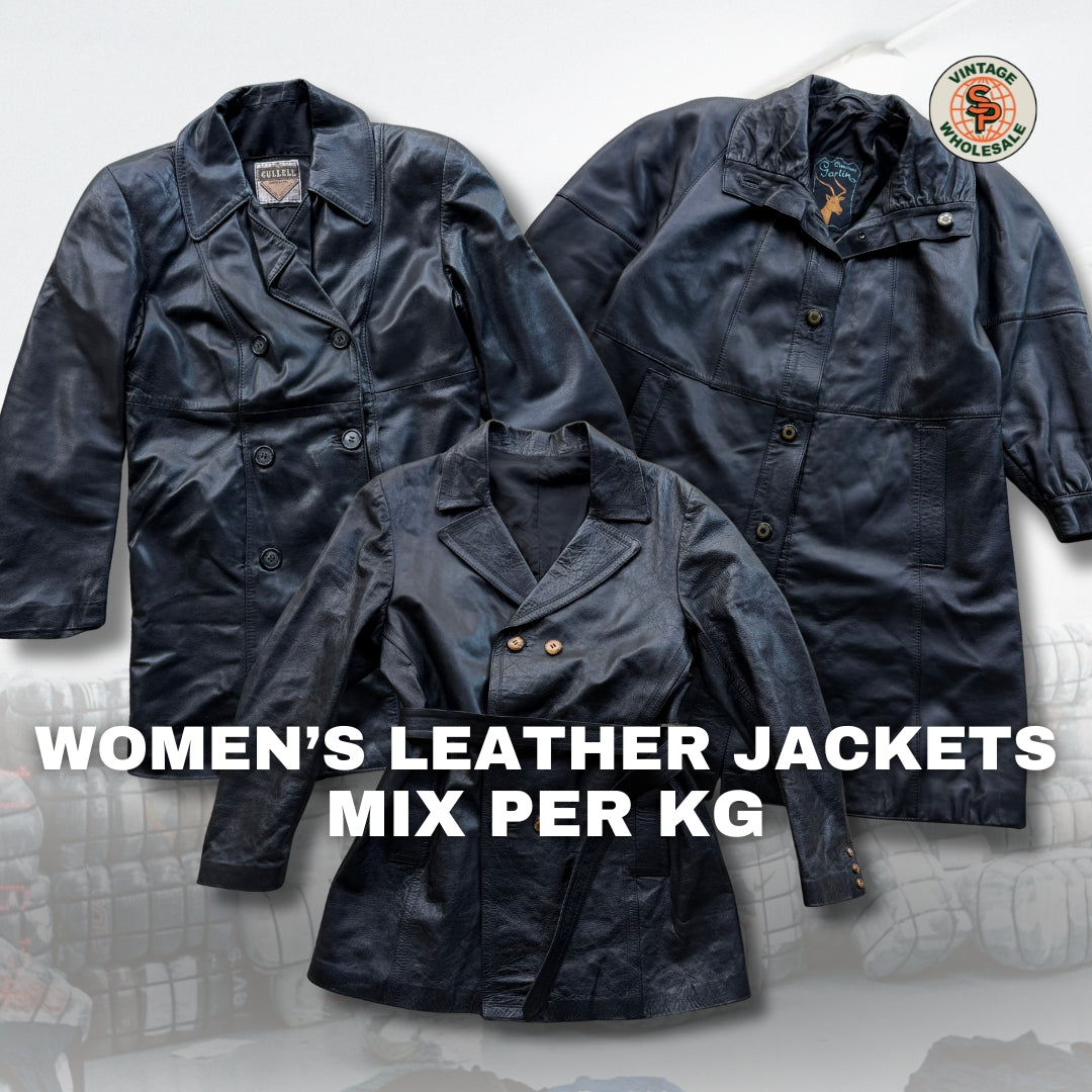 10kg Chaquetas de piel vintage de mujer