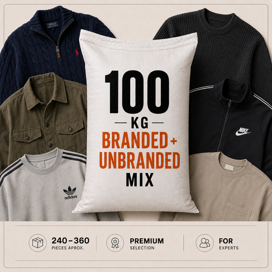100kg Vintage expert bundle branded and unbranded mix