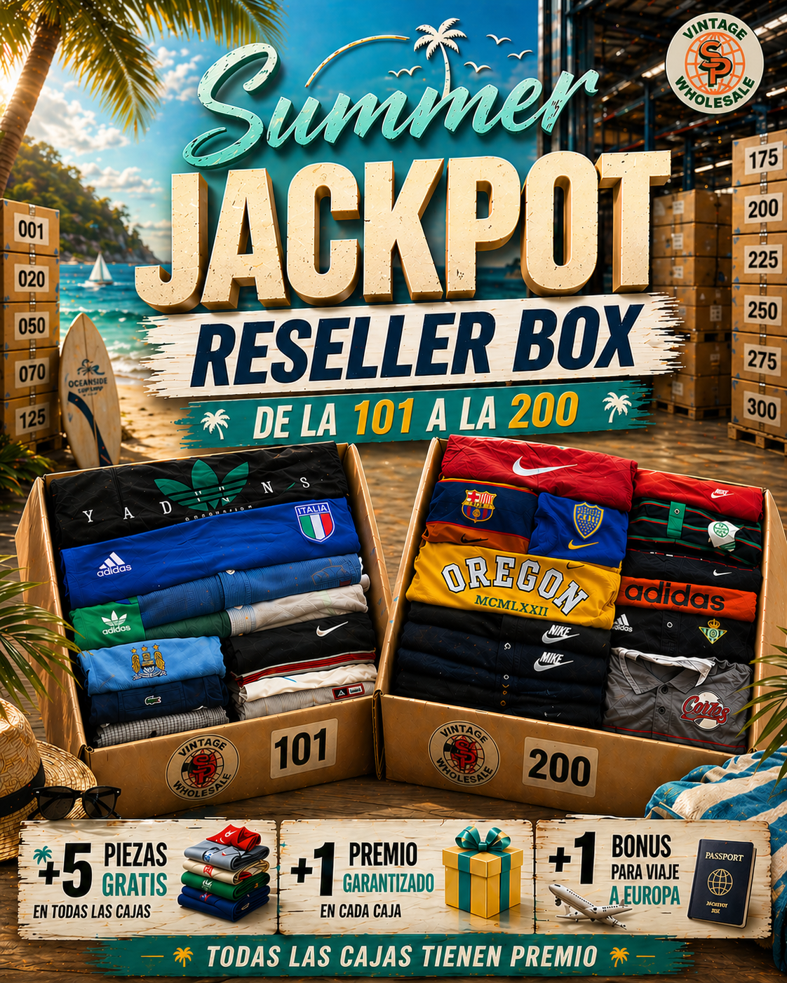 SUMMER JACKPOT RESELLER BOX 101-200