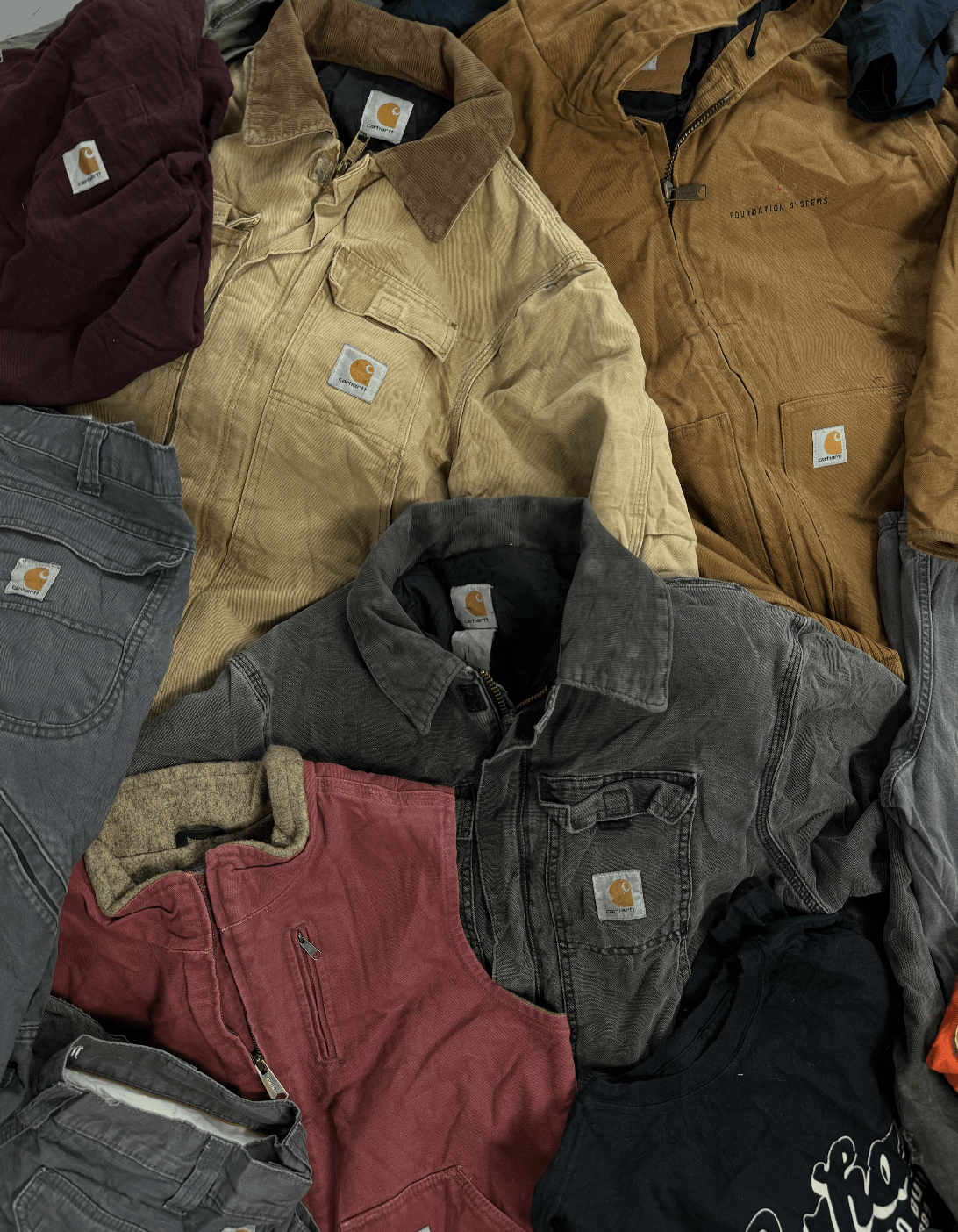 10kg Carhartt vintage mix - SP Vintage Wholesale  