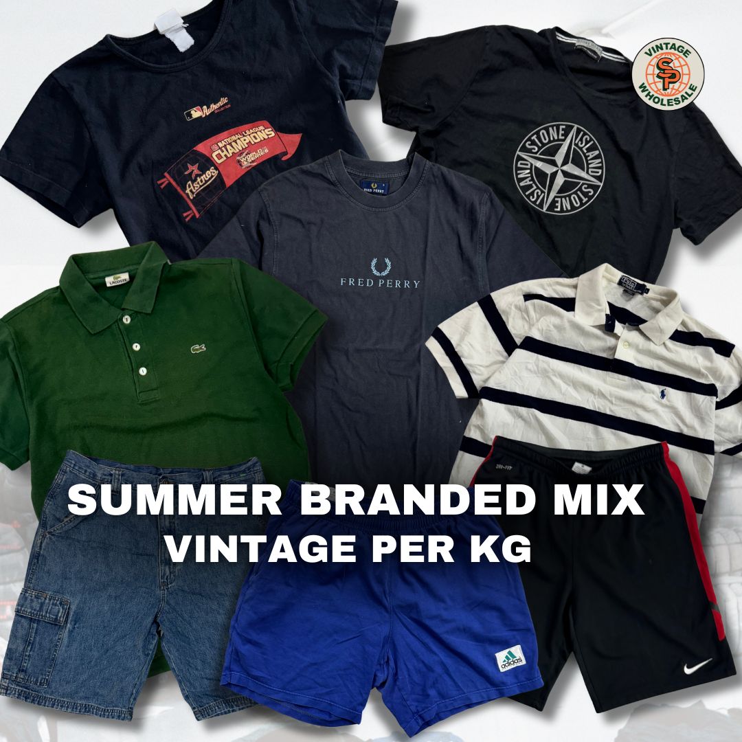 10kg Mix verano marca vintage - SP Vintage Wholesale  