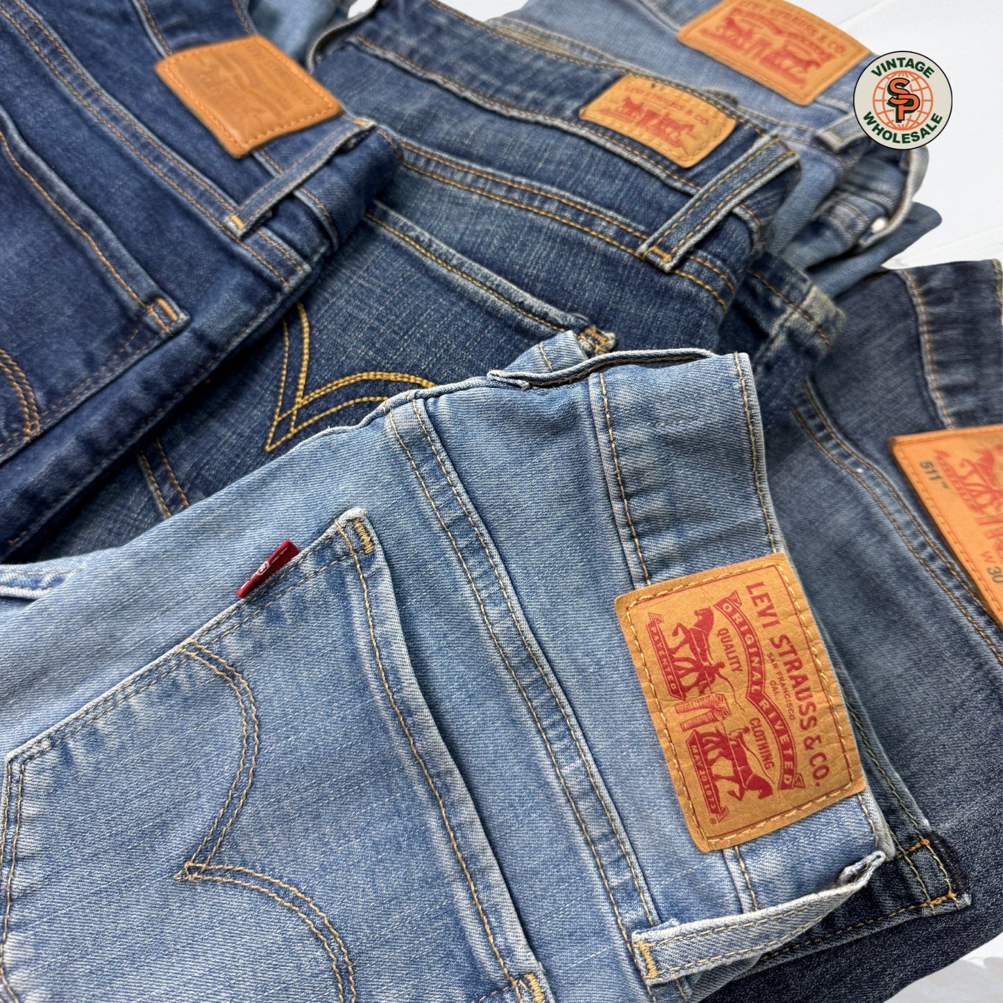 10kg Pantalones Levi's de mujer - SP Vintage Wholesale  