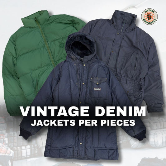 10kg chaquetones vintage - SP Vintage Wholesale
