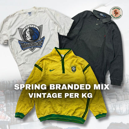 10kg Mix marca vintage de primavera - SP Vintage Wholesale
