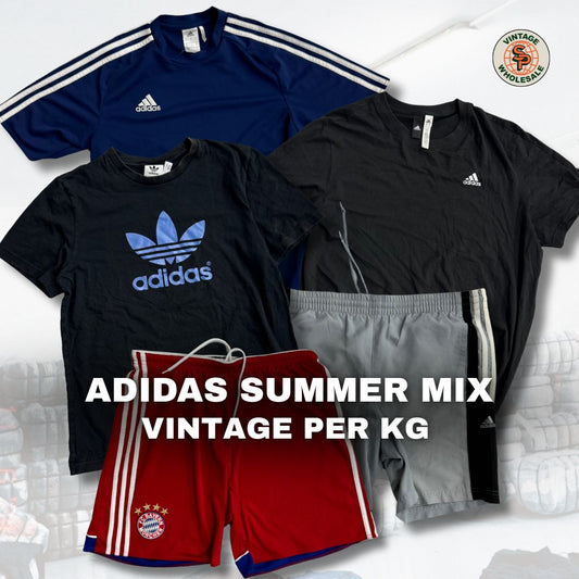 10kg Mix ropa Adidas Vintage verano - SP Vintage Wholesale