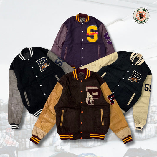10x Chaquetas beisbol vintage - SP Vintage Wholesale  