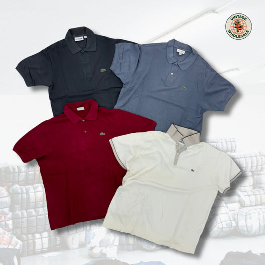 10x Vintage Lacoste Polo Shirts - SP Vintage Wholesale  
