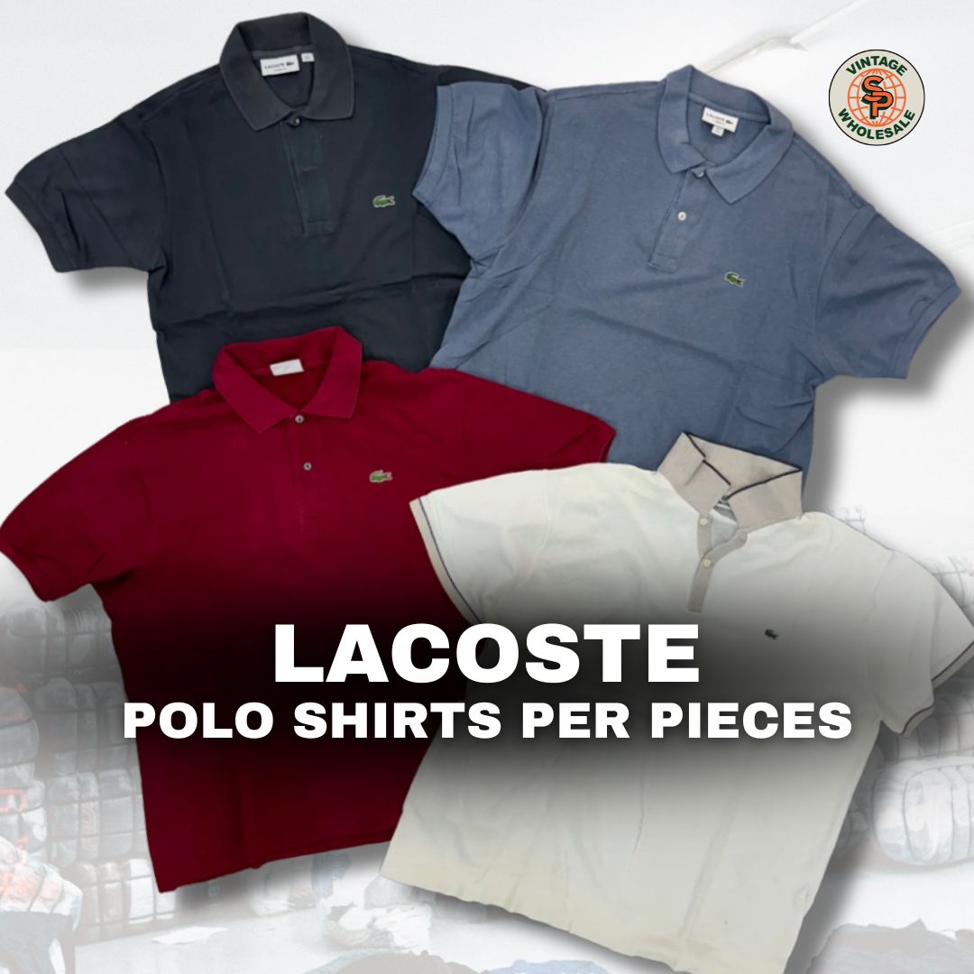 10x Vintage Lacoste Polo Shirts - SP Vintage Wholesale  