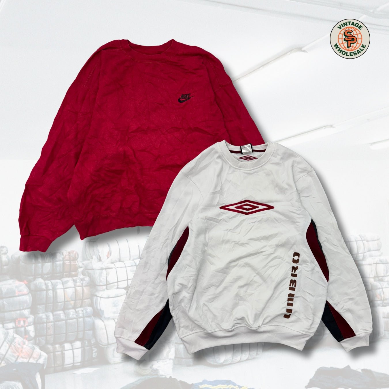 10x Sudaderas de marca premium - SP Vintage Wholesale  