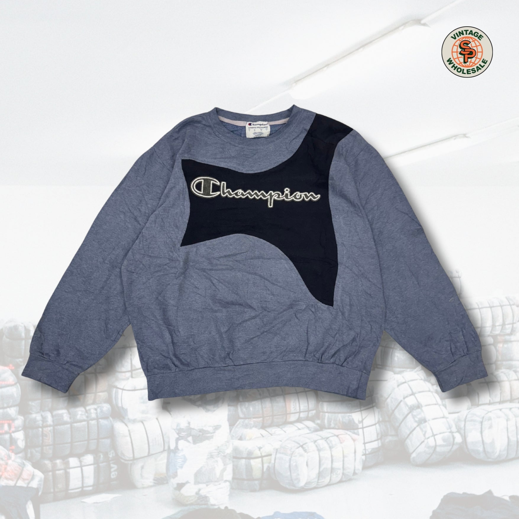 10x Sudaderas rework vintage Champion por piezas - SP Vintage Wholesale  
