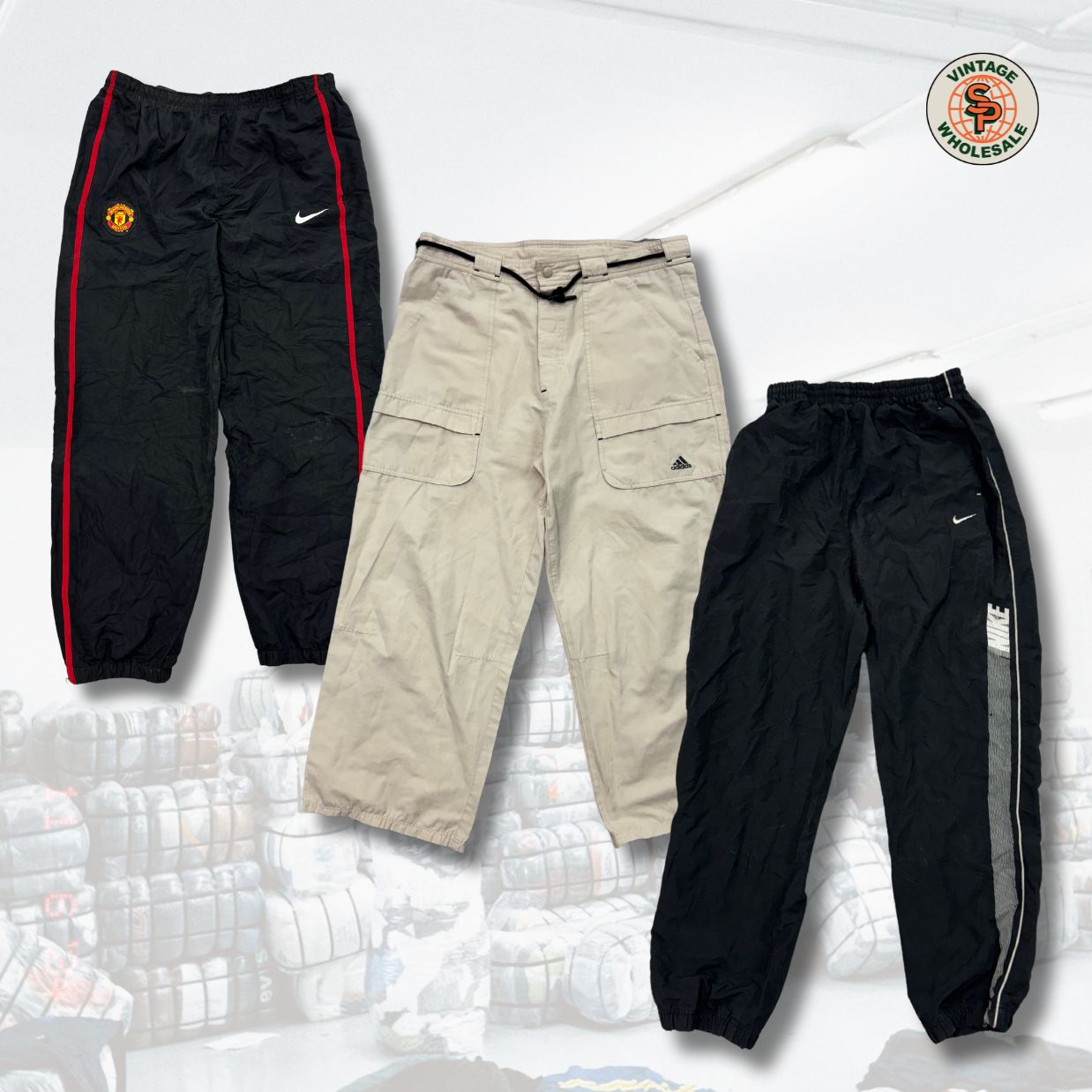 10x Trackpants vintage de marca - SP Vintage Wholesale
