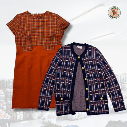 10x vestidos vintage por atacado - SP Vintage Wholesale  