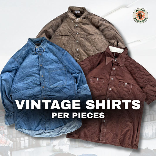 10x camisas vintage - SP Vintage Wholesale